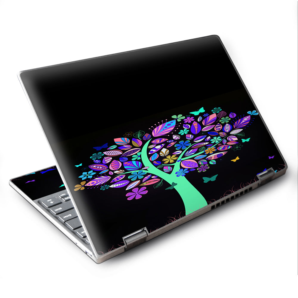  Living Tree Butterfly Colorful Lenovo Yoga 710 11.6" Skin