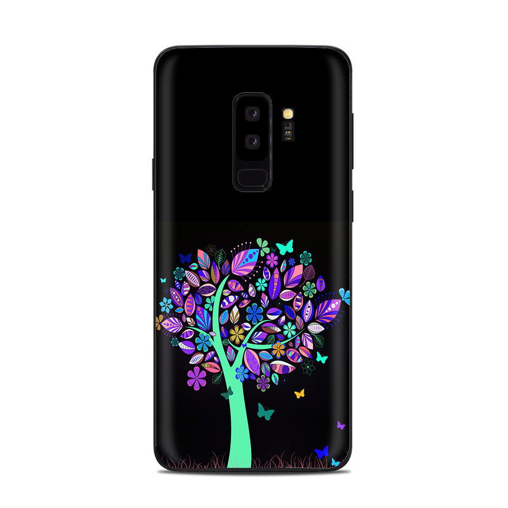  Living Tree Butterfly Colorful Samsung Galaxy S9 Plus Skin