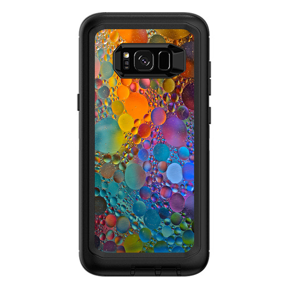  Color Bubbles Splash Drip Otterbox Defender Samsung Galaxy S8 Plus Skin