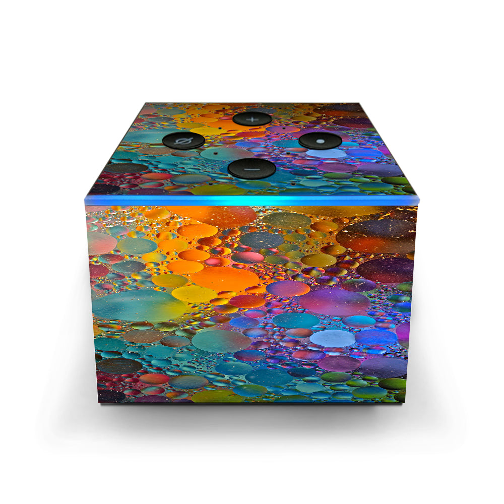  Color Bubbles Splash Drip Amazon Fire TV Cube Skin