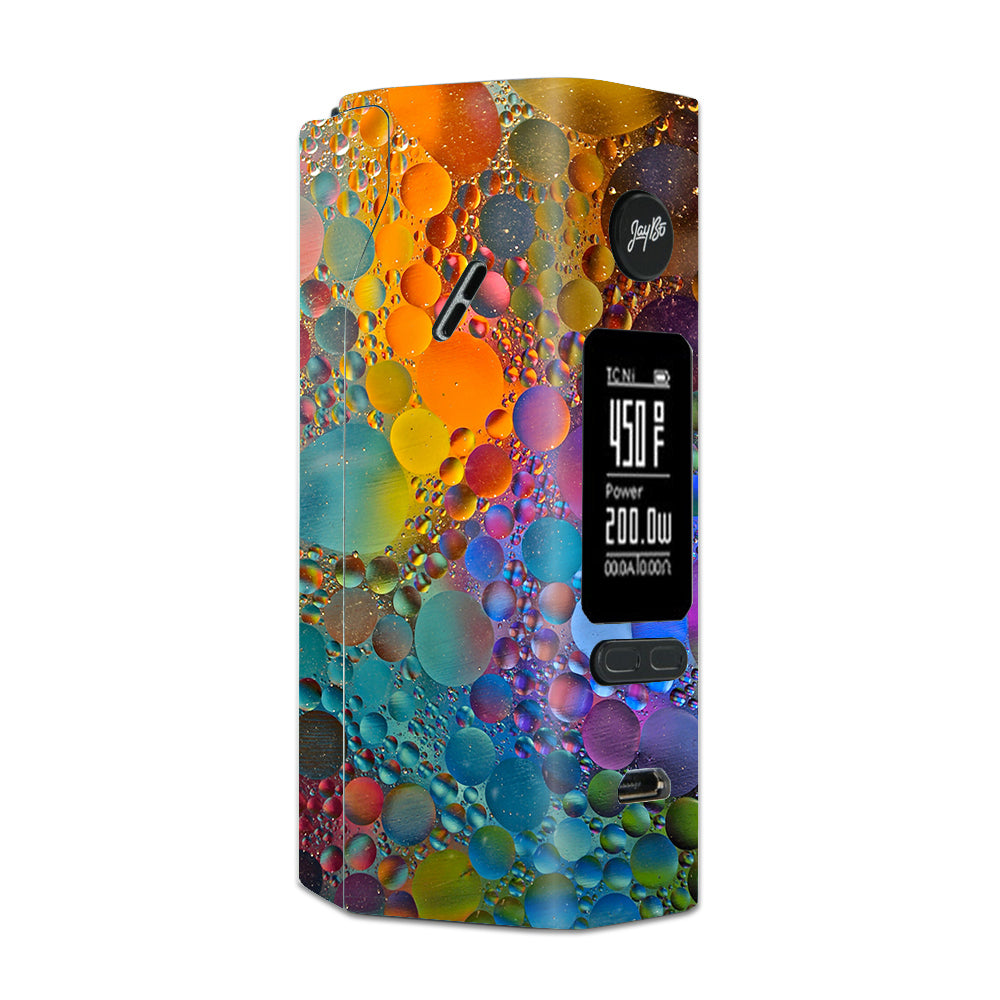 Color Bubbles Splash Drip Wismec Reuleaux RX 2/3 combo kit Skin