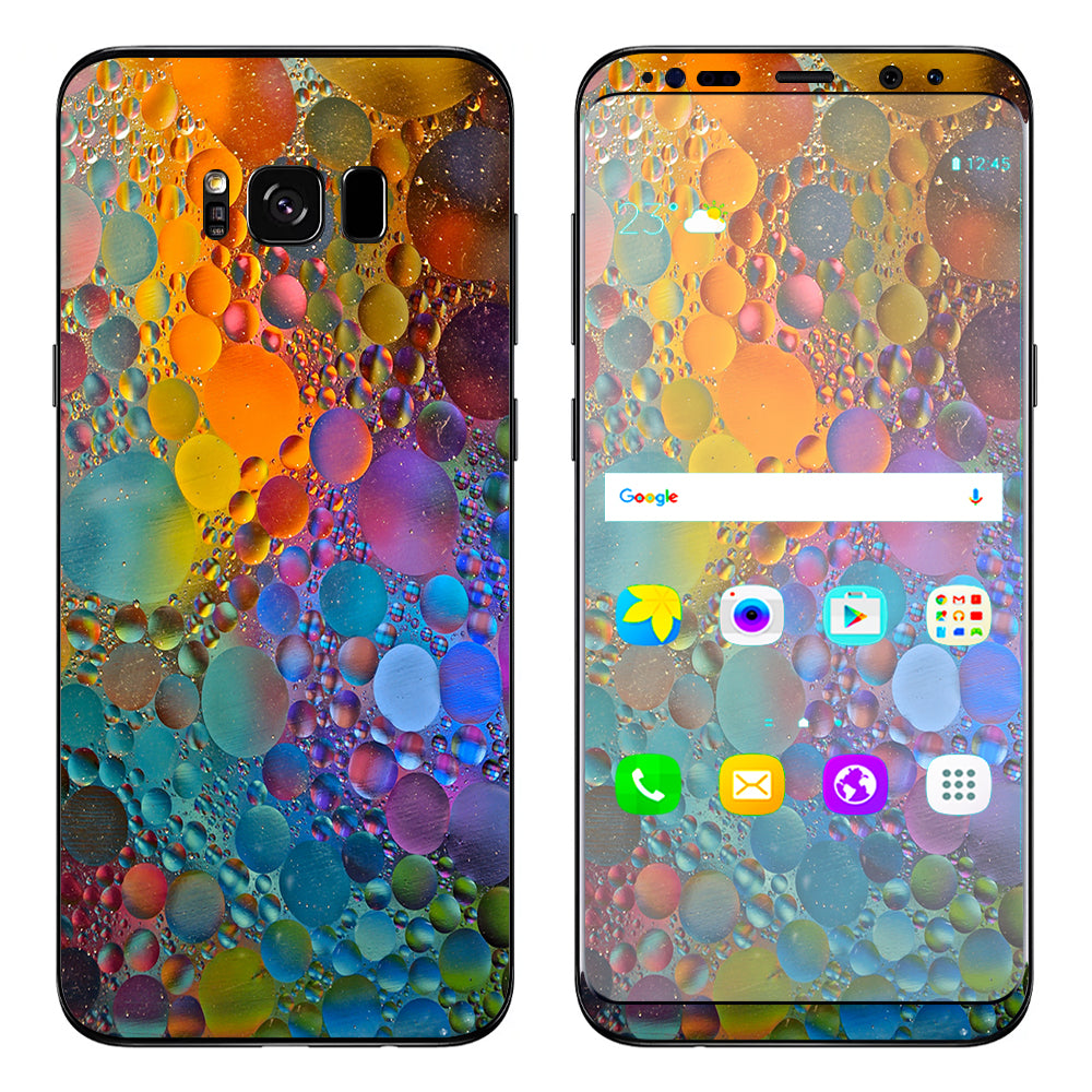  Color Bubbles Splash Drip Samsung Galaxy S8 Plus Skin