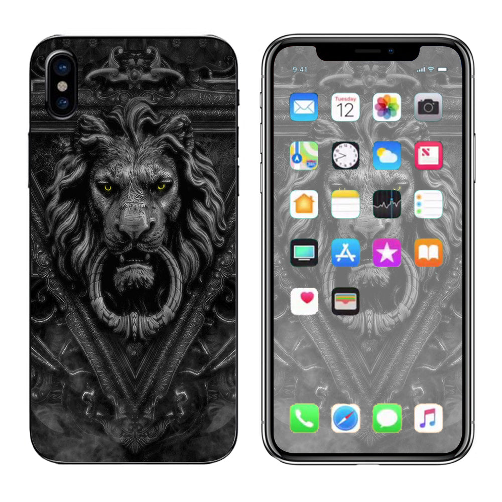  Lions Head Doorknocker Apple iPhone X Skin