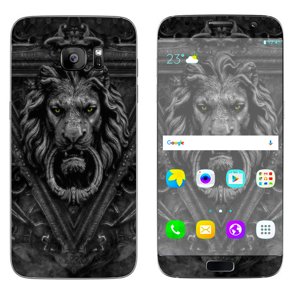  Lions Head Doorknocker Samsung Galaxy S7 Edge Skin