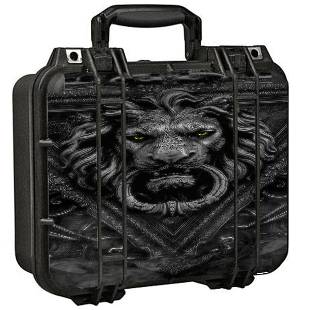 Skin Decal for Pelican 1400 Case Lions Head Doorknocker