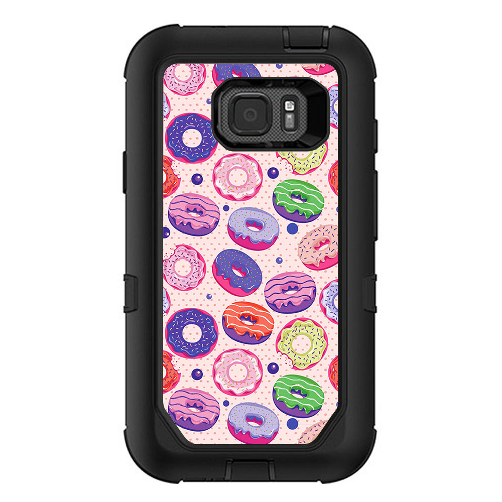  Yummy Donuts Doughnuts Pink Otterbox Defender Samsung Galaxy S7 Active Skin