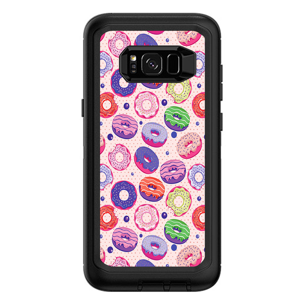  Yummy Donuts Doughnuts Pink Otterbox Defender Samsung Galaxy S8 Plus Skin