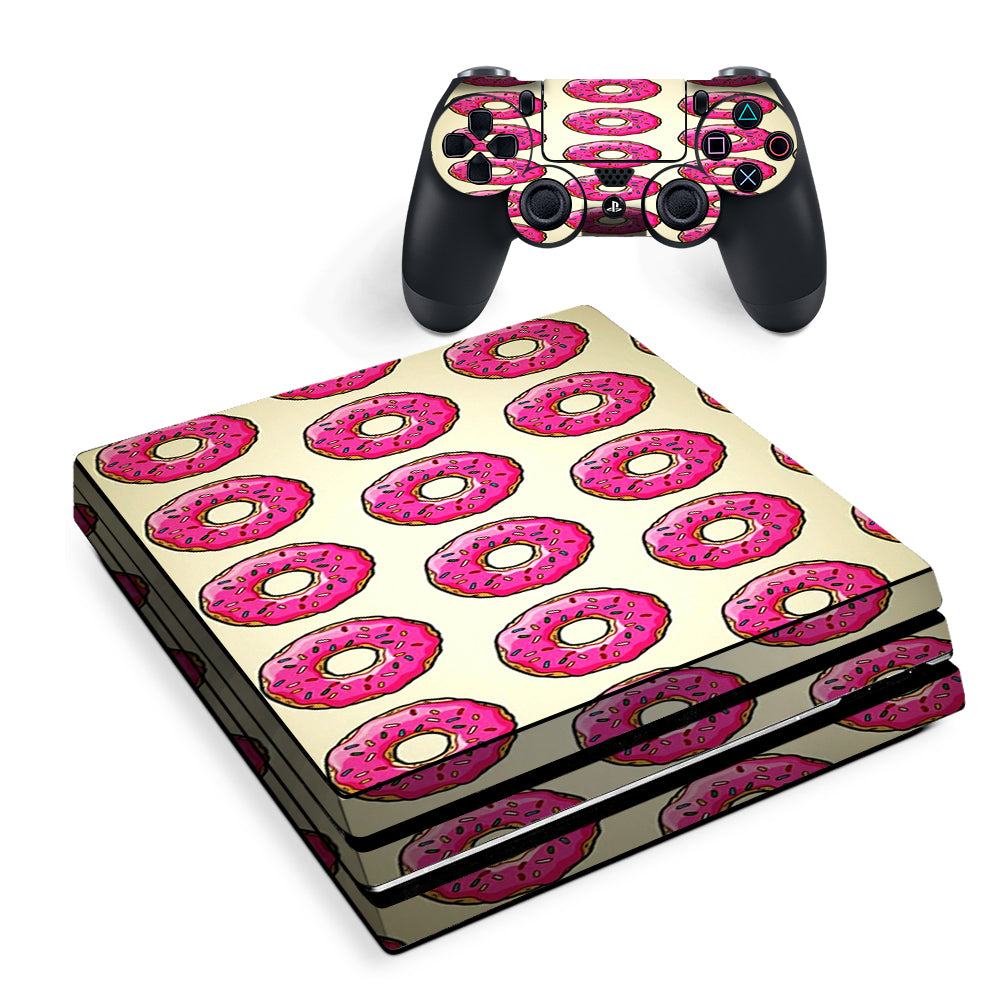 Pink Sprinkles Donuts Sony PS4 Pro Skin