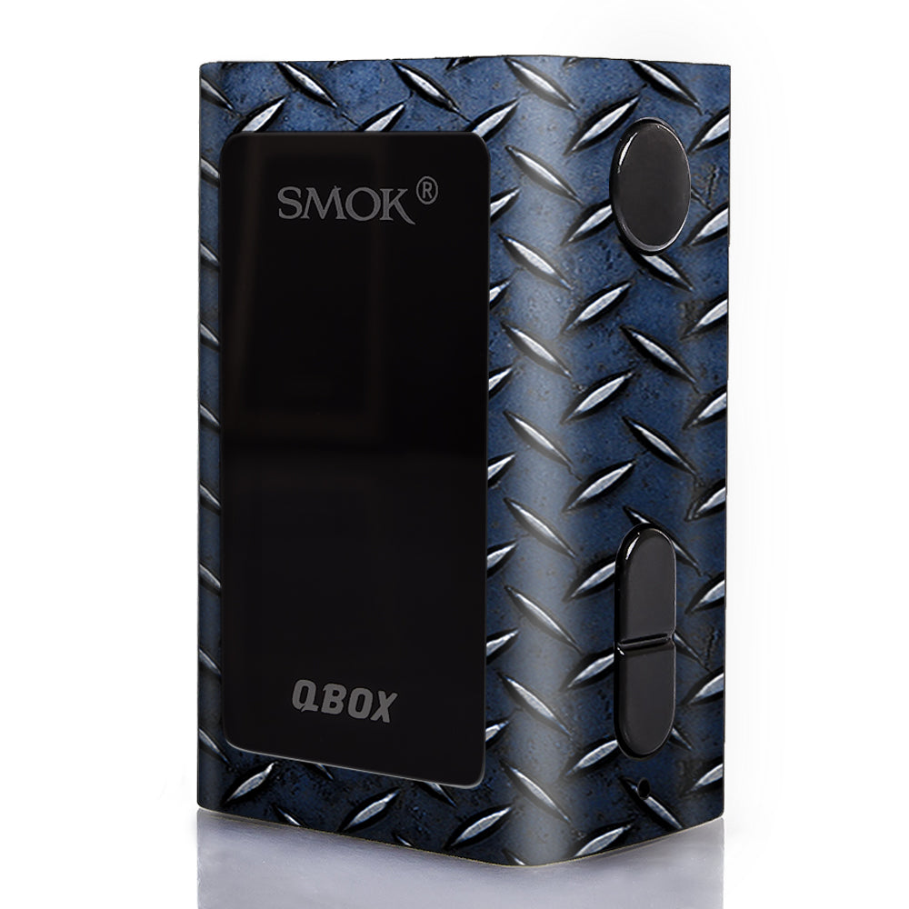  Diamond Plate Aged Steel Smok Q-Box Skin