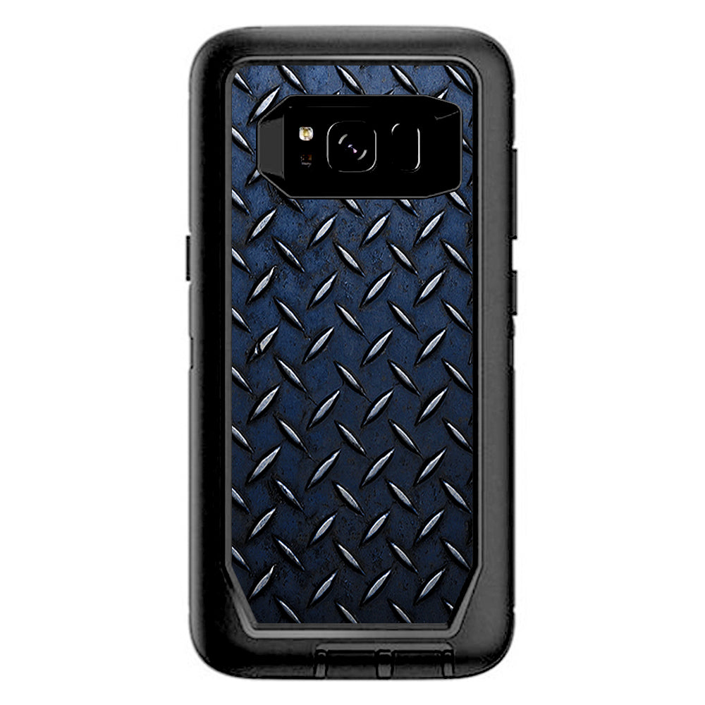  Diamond Plate Aged Steel Otterbox Defender Samsung Galaxy S8 Skin