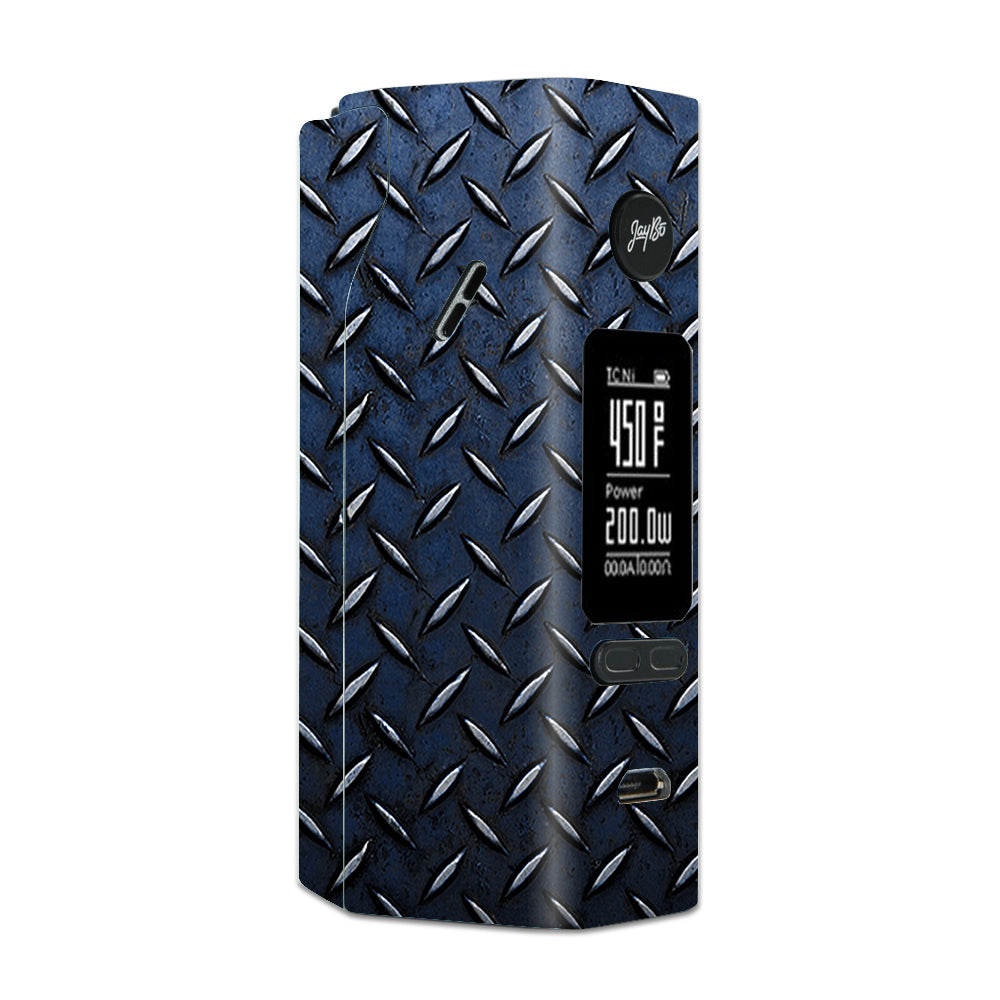 Skin Decal for Wismec Reuleaux RX 2/3 Vape Mod / Diamond Plate Aged Steel itsaskin.com Skin Decal for Wismec Reuleaux RX 2/3 Vape Mod / Diamond Plate Aged Steel itsaskin.com