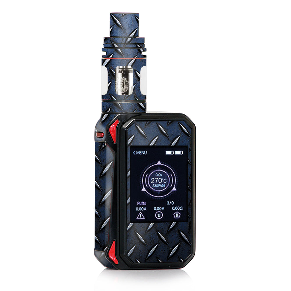  Diamond Plate Aged Steel Smok G-priv 2 Skin