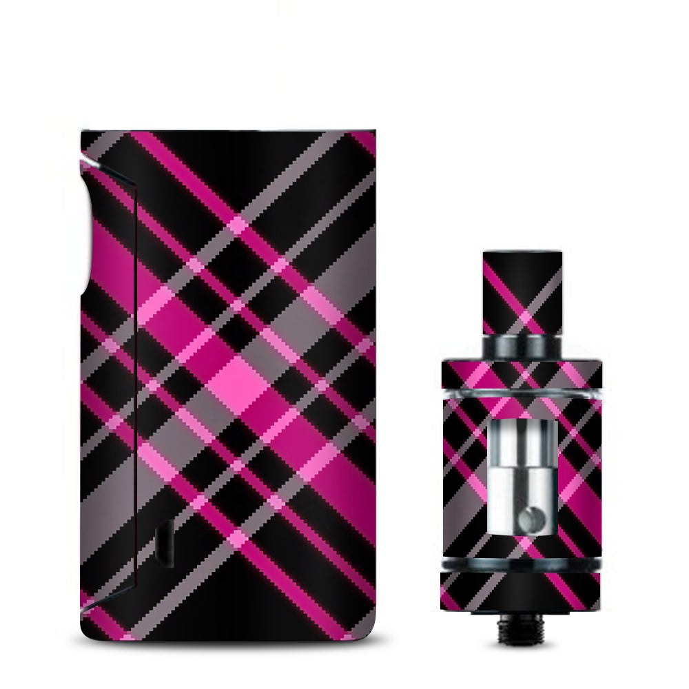  Pink And Black Plaid Vaporesso Drizzle Fit Skin