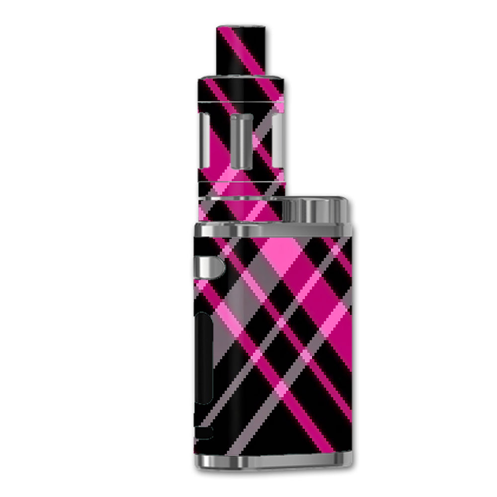  Pink And Black Plaid eLeaf iStick Pico 75W Skin