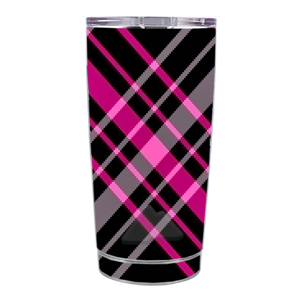Skin Decal for Ozark Trail 20 oz Pink and Black Plaid – itsaskin.com