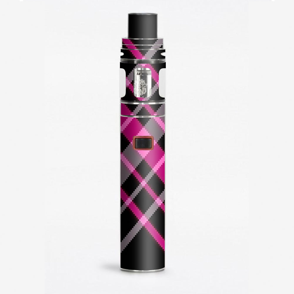  Pink And Black Plaid Smok Stick X8 Skin
