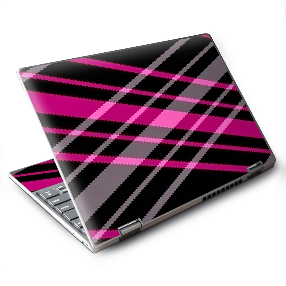  Pink And Black Plaid Lenovo Yoga 710 11.6" Skin