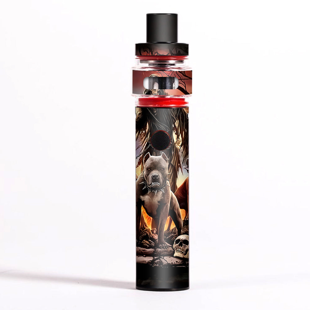  Grim Reaper Pitbull Skulls  Smok Pen 22 Light Edition Skin