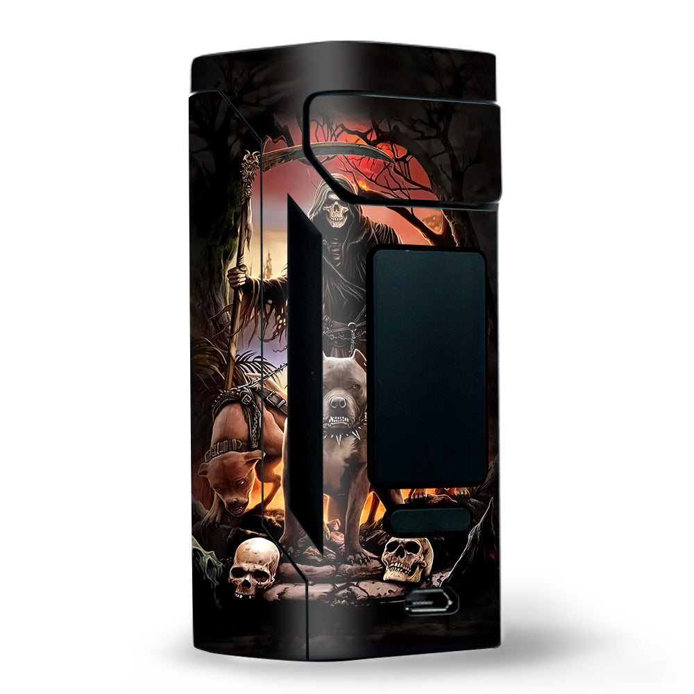  Grim Reaper Pitbull Skulls  Wismec RX2 20700 Skin