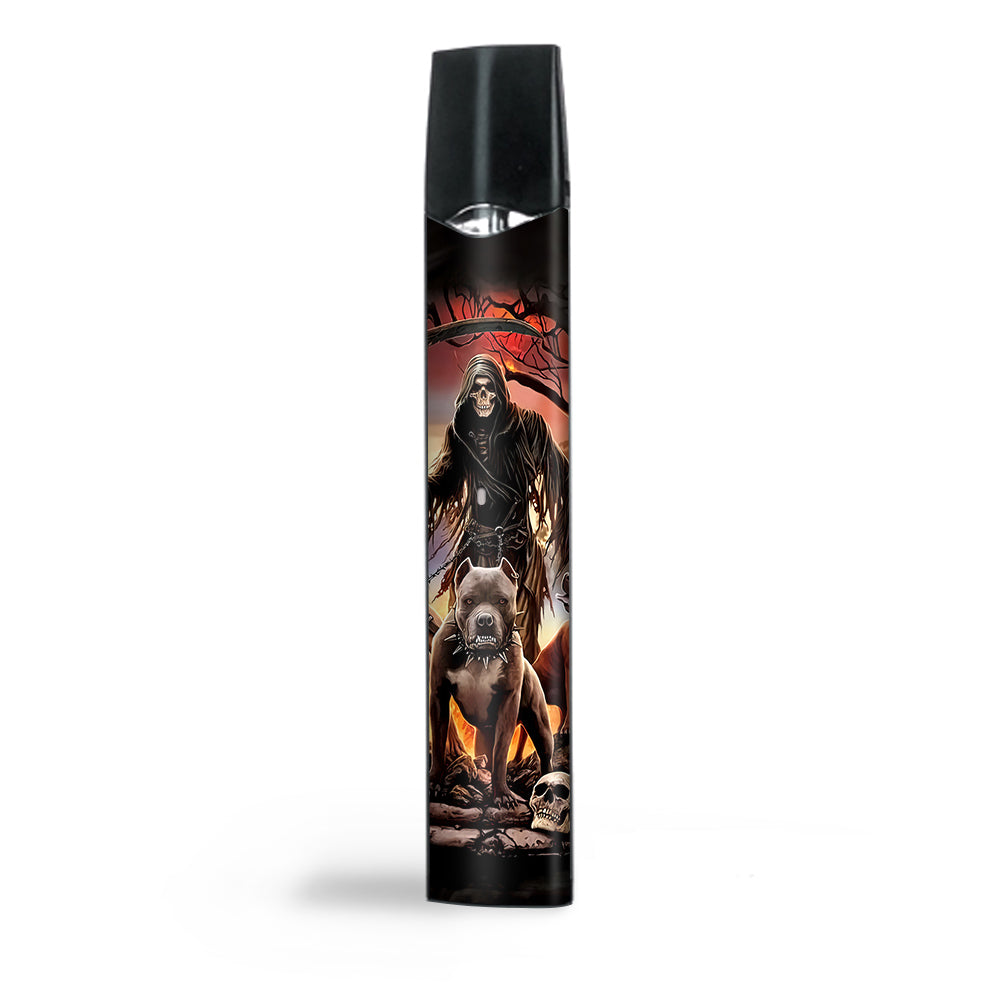  Grim Reaper Pitbull Skulls  Smok Infinix Ultra Portable Skin