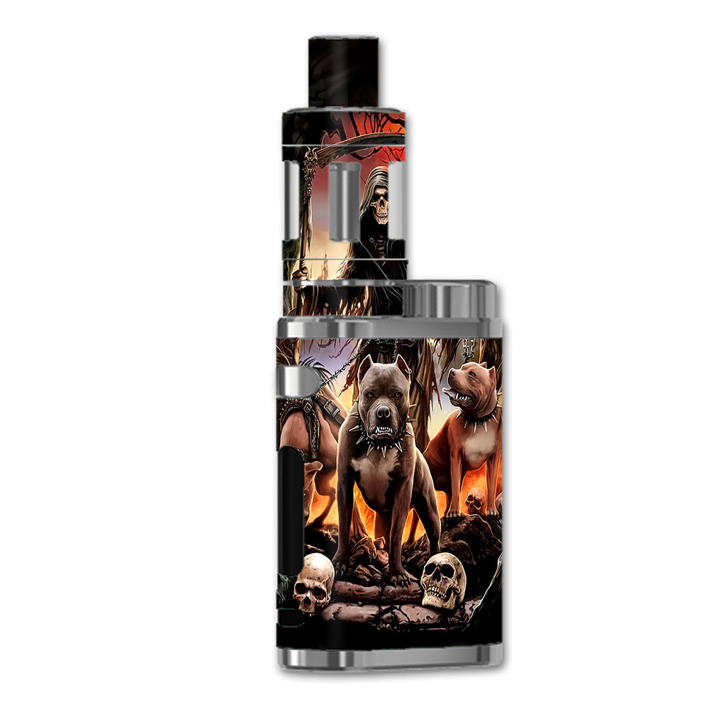  Grim Reaper Pitbull Skulls eLeaf iStick Pico 75W Skin