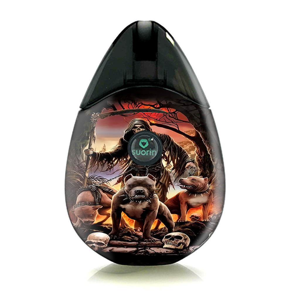  Grim Reaper Pitbull Skulls  Suorin Drop Skin