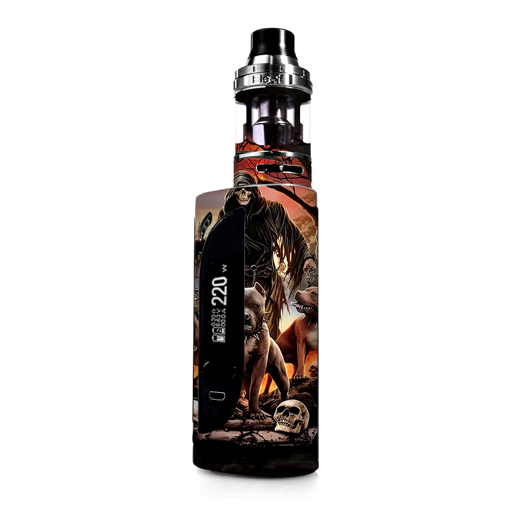  Grim Reaper Pitbull Skulls  eLeaf IKONN 220 Skin