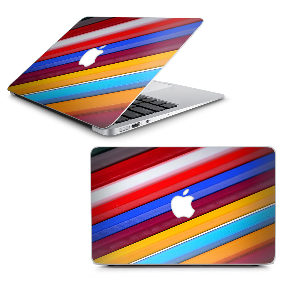  Color Stripes Pattern Macbook Air 11" A1370 A1465 Skin