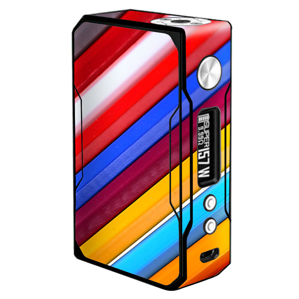  Color Stripes Pattern Voopoo Drag 157w Skin