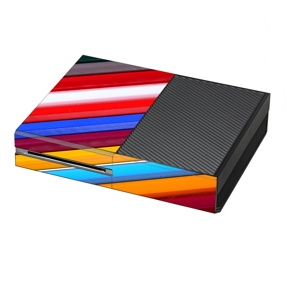  Color Stripes Pattern Microsoft Xbox One Skin