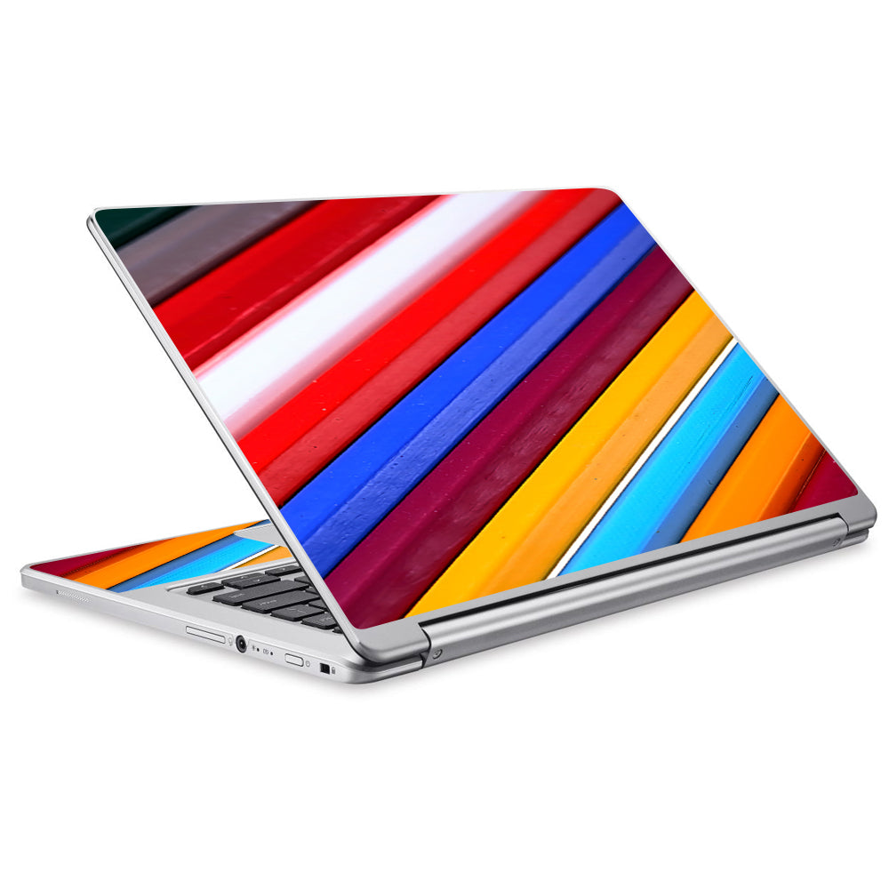 Color Stripes Pattern Acer Chromebook R13 Skin