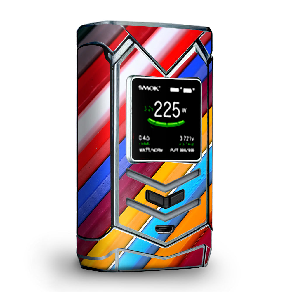  Color Stripes Pattern Veneno Smok Skin