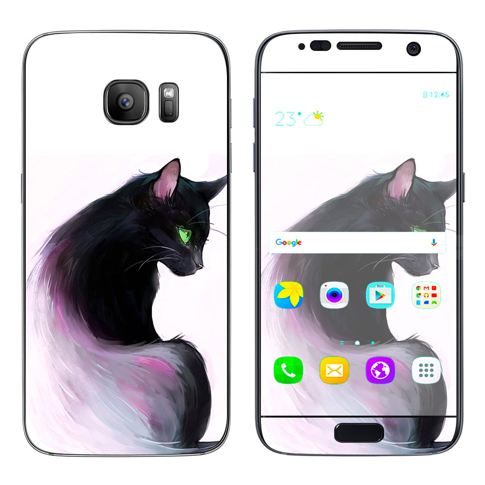  Siamese Cat Green Eyes Samsung Galaxy S7 Skin