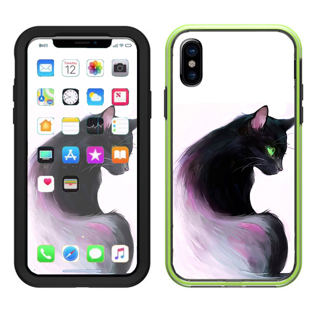  Siamese Cat Green Eyes Lifeproof Slam Case iPhone X Skin