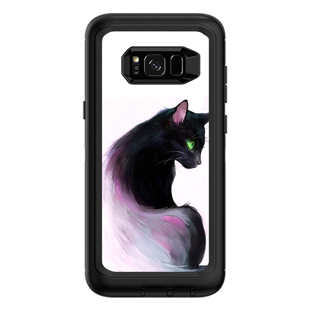  Siamese Cat Green Eyes Otterbox Defender Samsung Galaxy S8 Plus Skin