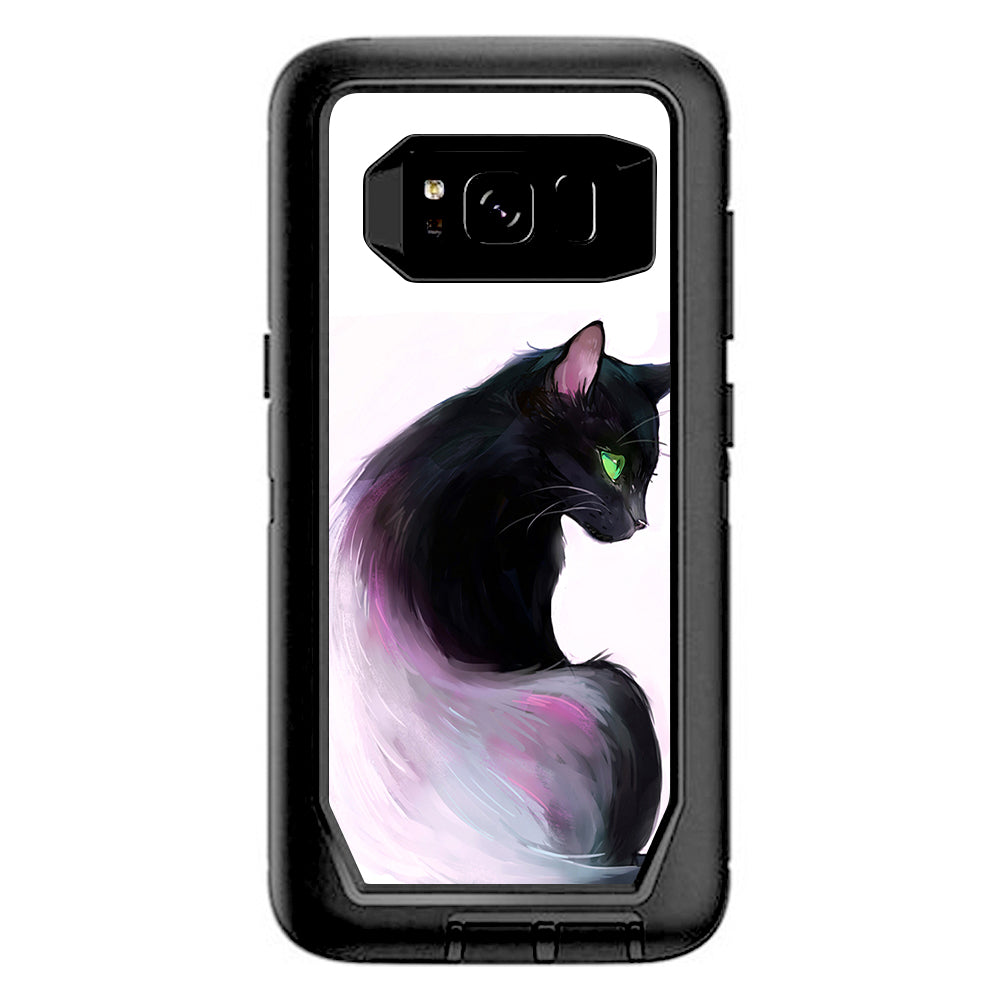  Siamese Cat Green Eyes Otterbox Defender Samsung Galaxy S8 Skin