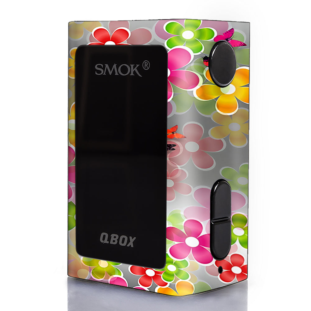  Butterflies And Daisies Flower Smok Q-Box Skin