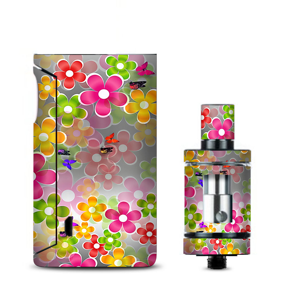  Butterflies And Daisies Flower Vaporesso Drizzle Fit Skin