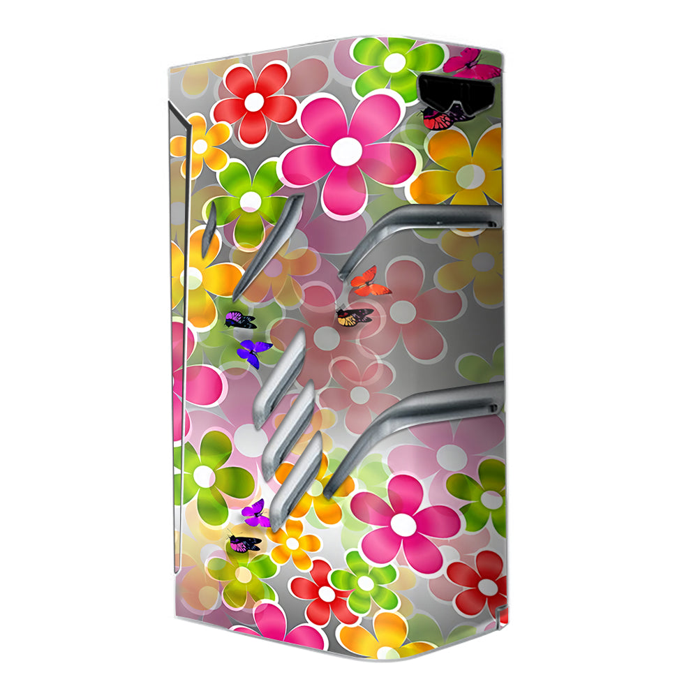  Butterflies And Daisies Flower Smok T-Priv Skin