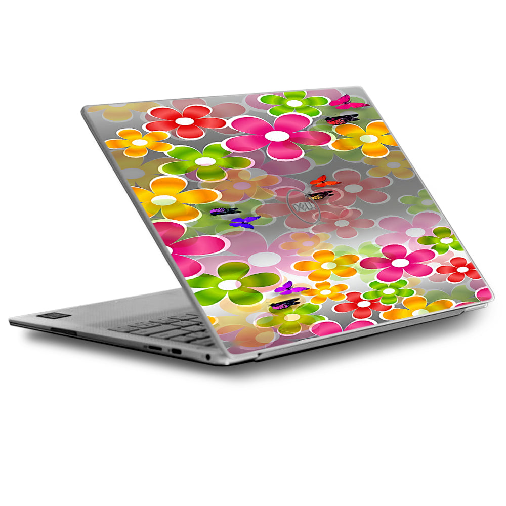  Butterflies And Daisies Flower Dell XPS 13 9370 9360 9350 Skin