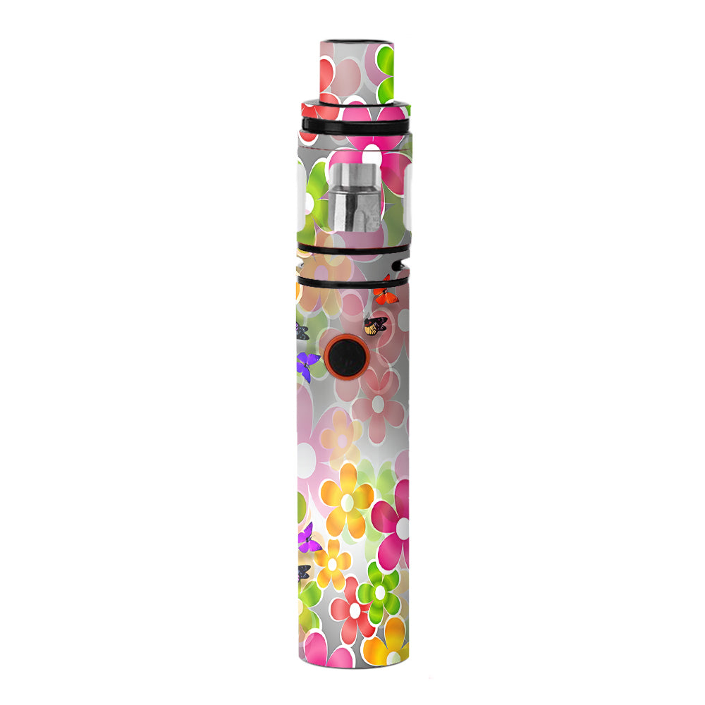  Butterflies And Daisies Flower Smok Stick V8 Skin