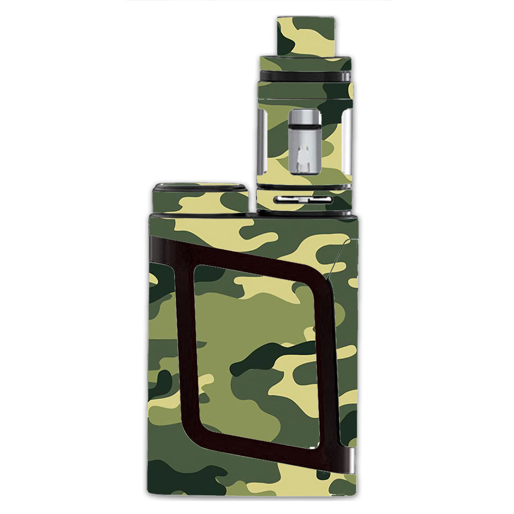 Skin Decal for Smok AL85 Alien Baby Kit Vape Mod / Green Camo original Camouflage itsaskin.com Skin Decal for Smok AL85 Alien Baby Kit Vape Mod / Green Camo original Camouflage itsaskin.com
