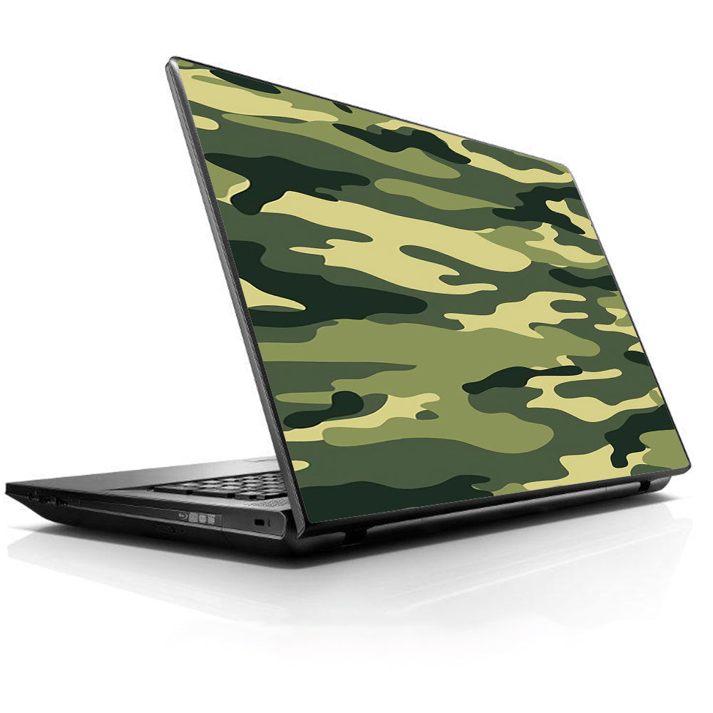 Green Camo Original Camouflage Universal 13 to 16 inch wide laptop Skin
