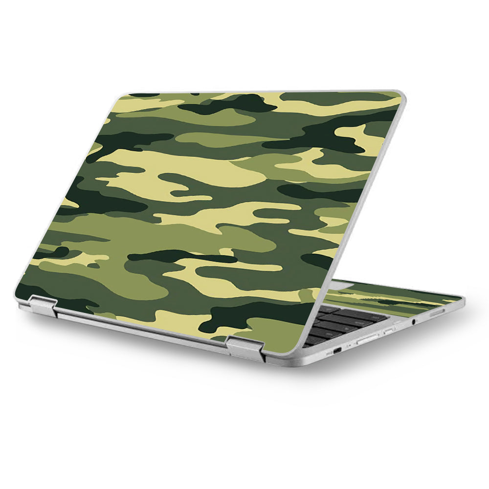  Green Camo Original Camouflage  Asus Chromebook Flip 12.5" Skin