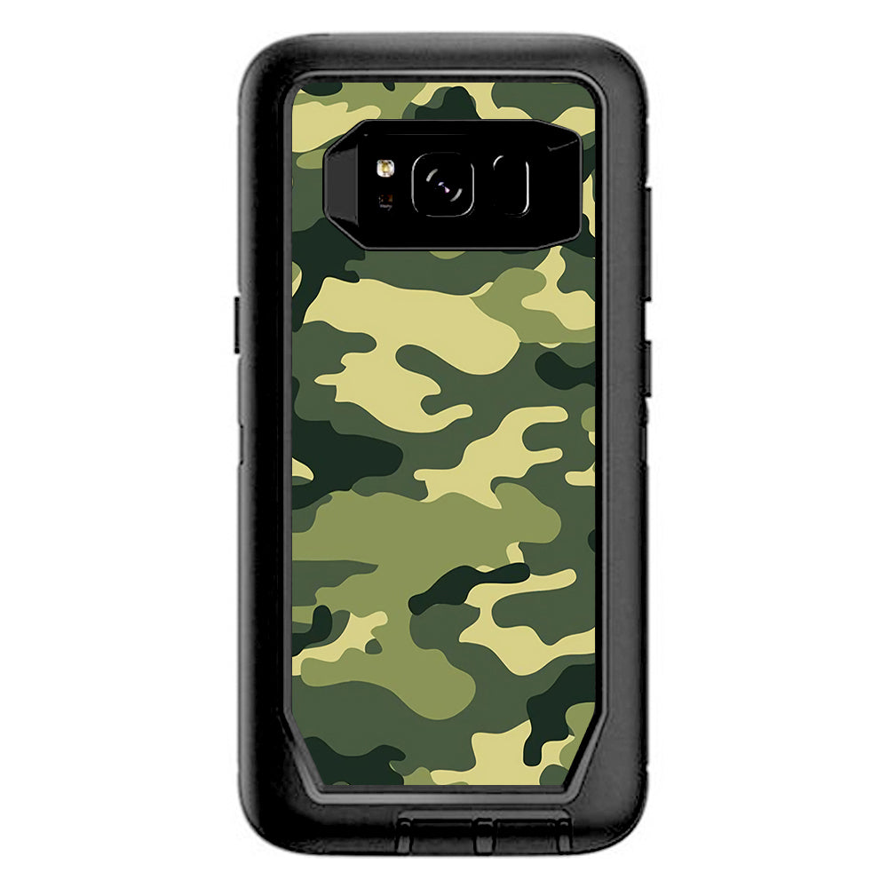  Green Camo Original Camouflage  Otterbox Defender Samsung Galaxy S8 Skin