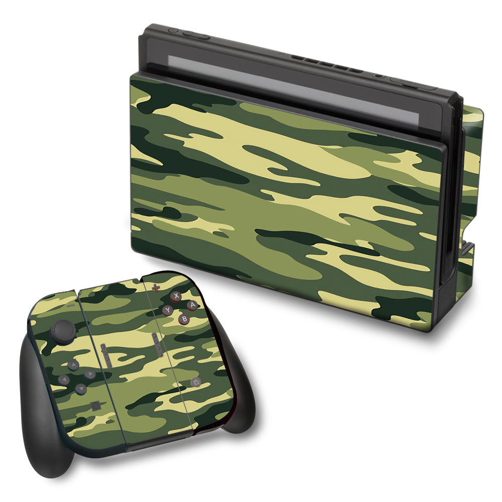  Green Camo Original Camouflage  Nintendo Switch Skin
