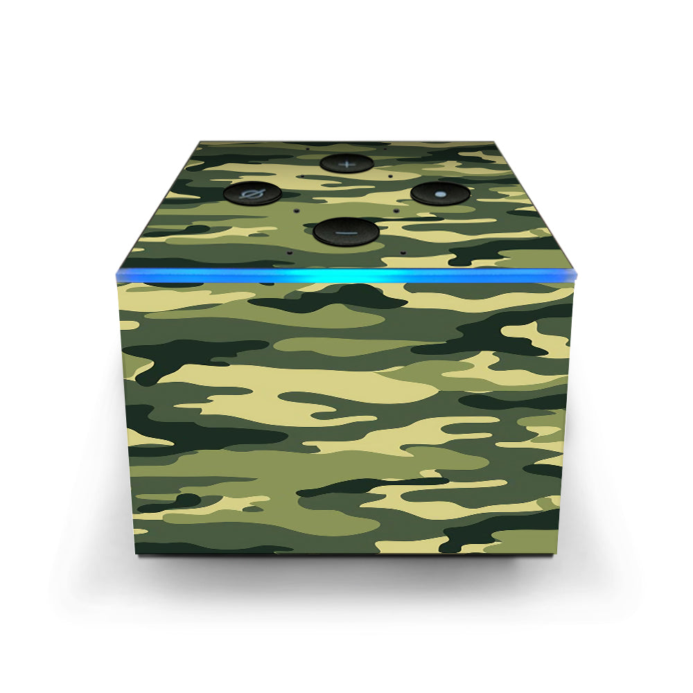  Green Camo Original Camouflage  Amazon Fire TV Cube Skin