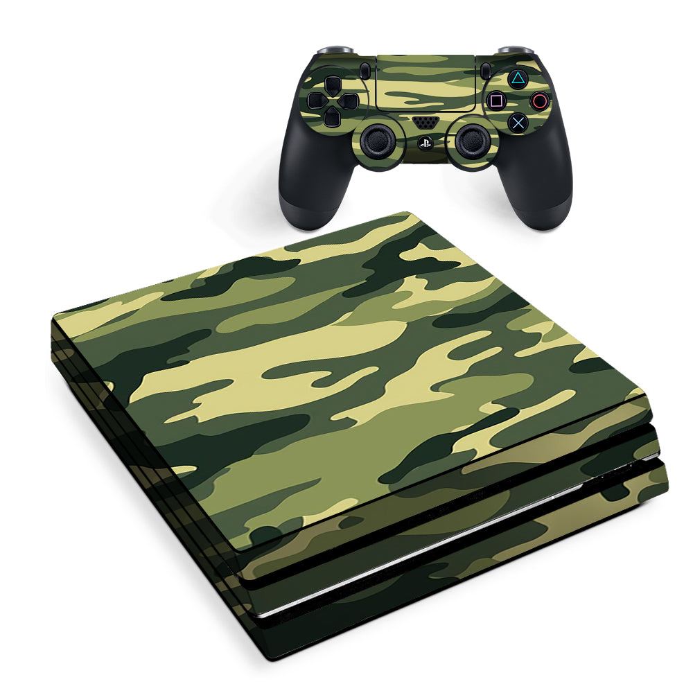 Green Camo Original Camouflage  Sony PS4 Pro Skin