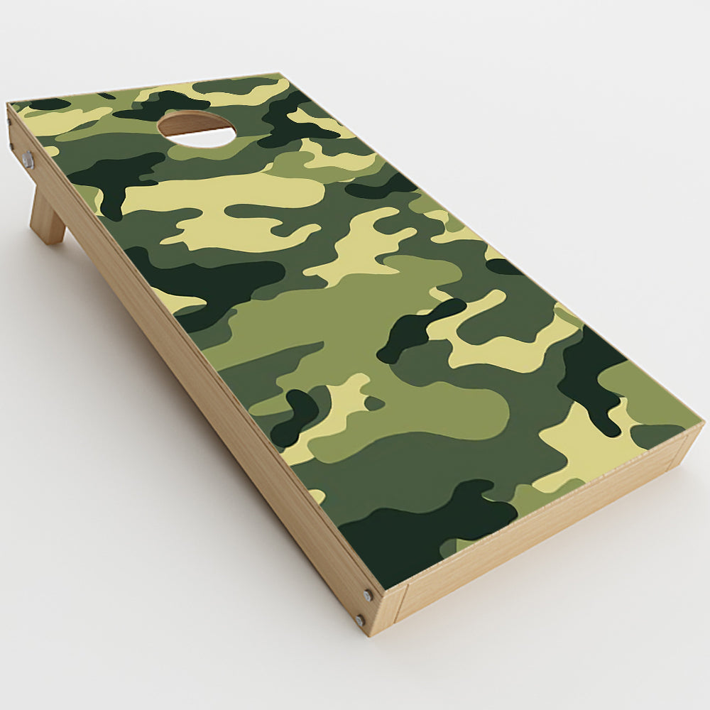  Green Camo Original Camouflage Cornhole Game Boards  Skin