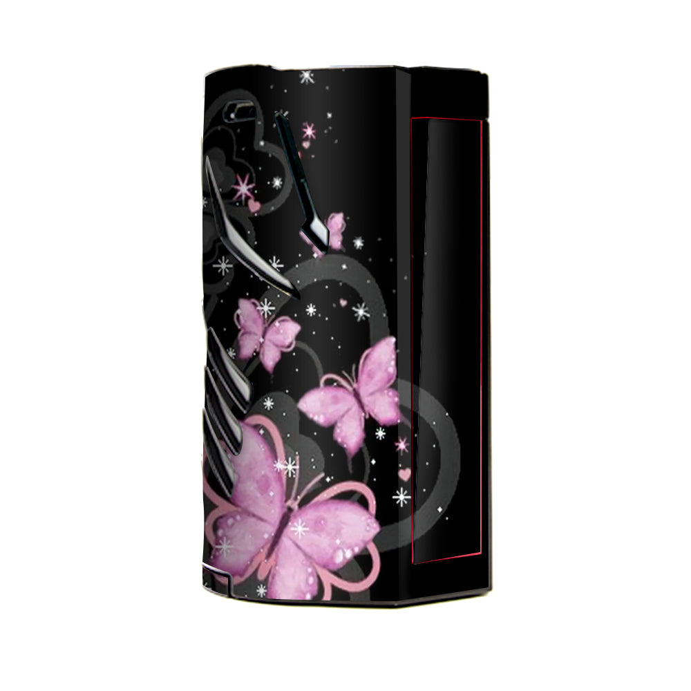  Pink Majestic Butterflies Hearts T-Priv 3 Smok Skin